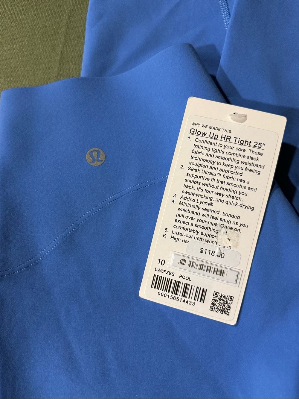 lululemon glow Up HR Tight 25”